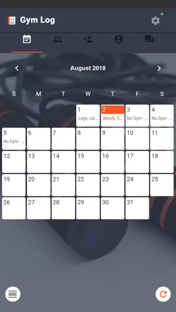 Capturas de pantalla de My Gym Log & Food Journal