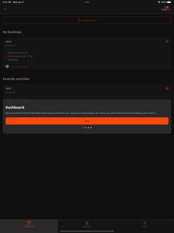 ENERGYM iPad  Screenshots