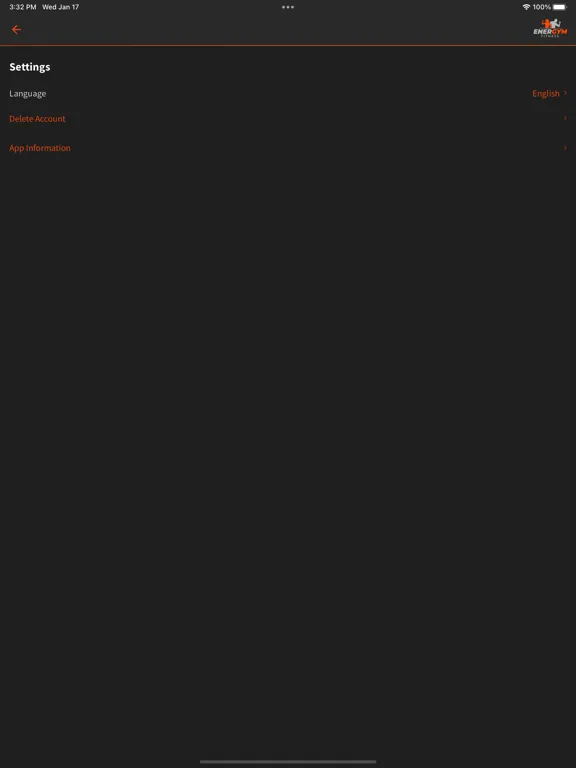 ENERGYM iPad  スクリーンショット