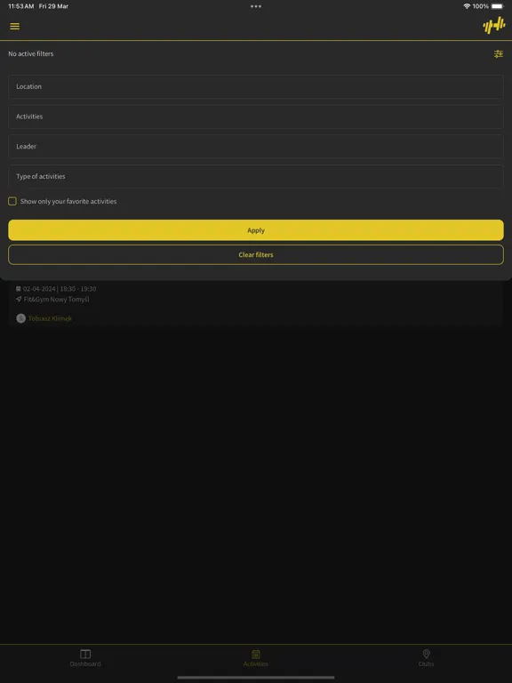 Capturas de tela do Fit&Gym iPad 