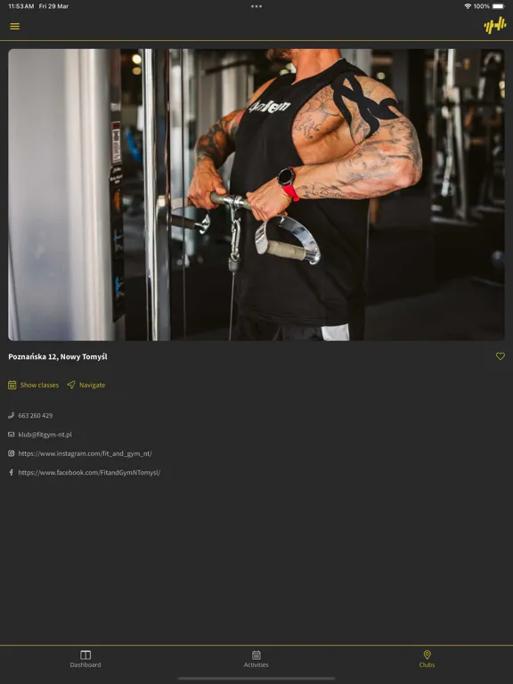 Capturas de tela do Fit&Gym iPad 