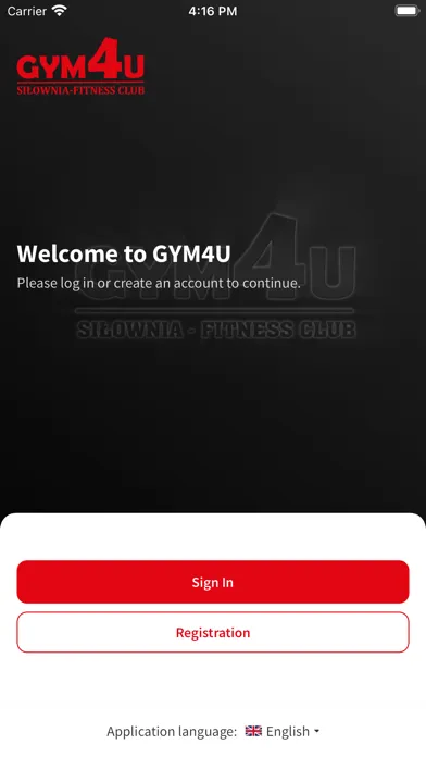 ภาพหน้าจอของ Gym4U