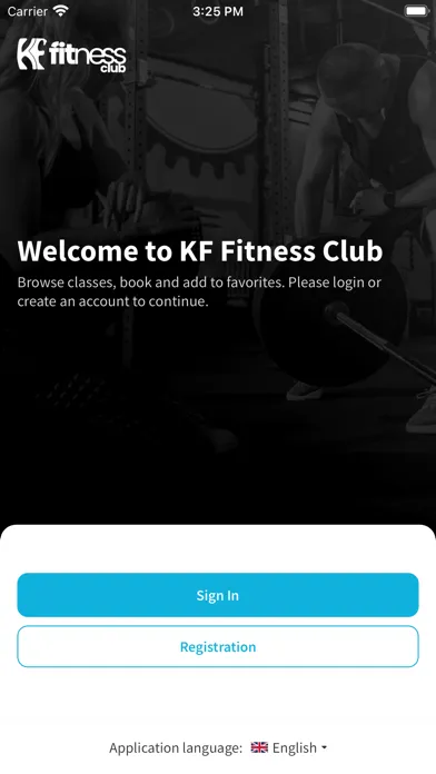 Captures d'écran de KF Fitness Club