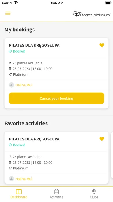 Captures d'écran de Fitness Platinium Jarosław