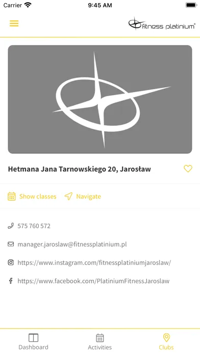 Captures d'écran de Fitness Platinium Jarosław