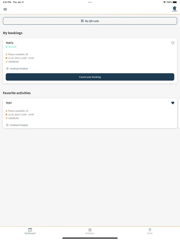 Zrzuty ekranu Uadibloc iPad 