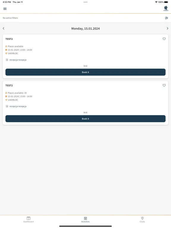 Zrzuty ekranu Uadibloc iPad 