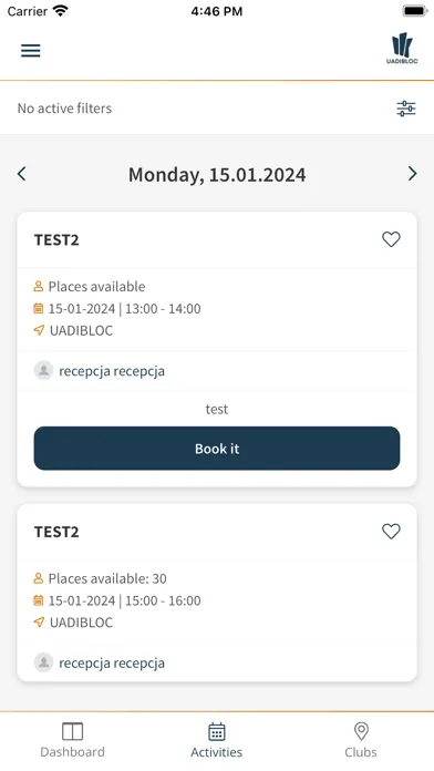 Zrzuty ekranu Uadibloc