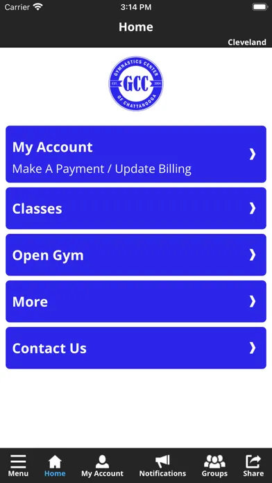 Gymnastics Center Chattanooga স্ক্রিনশট