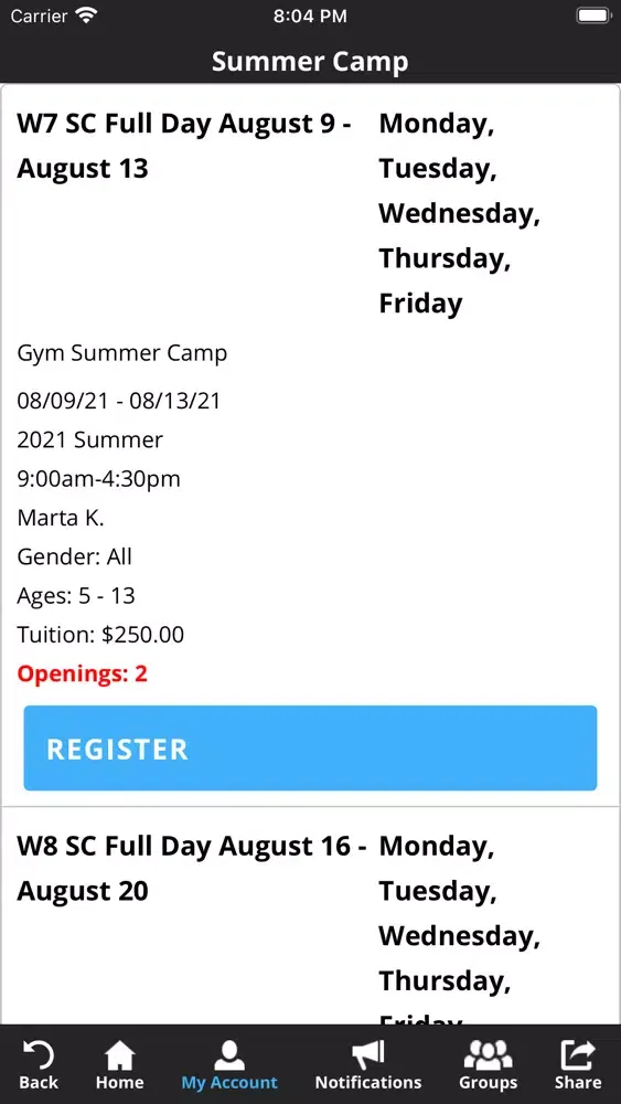 Gymnastics Mississauga應用截圖