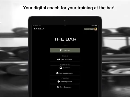 The Bar - Digital Coach iPad  سکرین شاٹس
