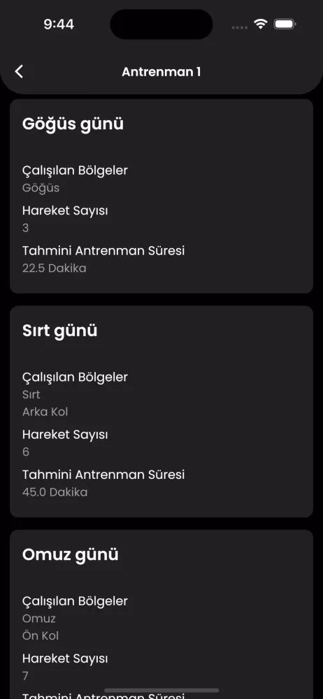 Zrzuty ekranu GymProt