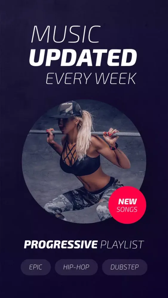 GYM Radio - Free Workout Music स्क्रीनशॉट