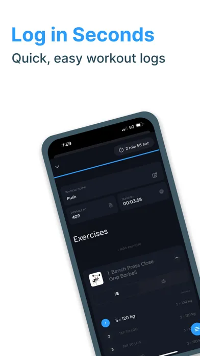 Captures d'écran de Gymsquad: Workout Planner