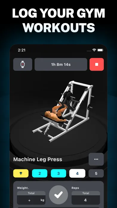 Ảnh chụp màn hình của GymStreak: Workout & Nutrition