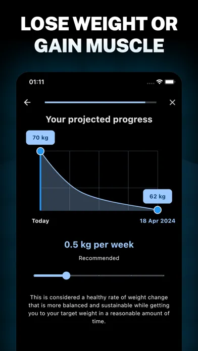 Ảnh chụp màn hình của GymStreak: Workout & Nutrition