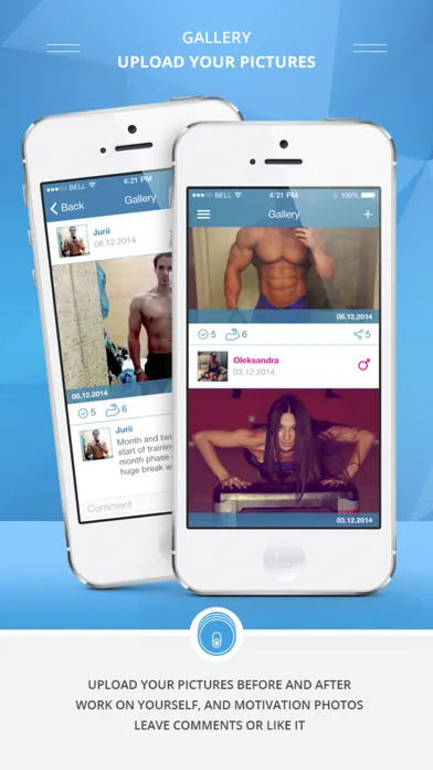 تصاویر GymTraining - sports community of people who likes bodybuilding, fitness, workouts in gym and healthy lifestyle.