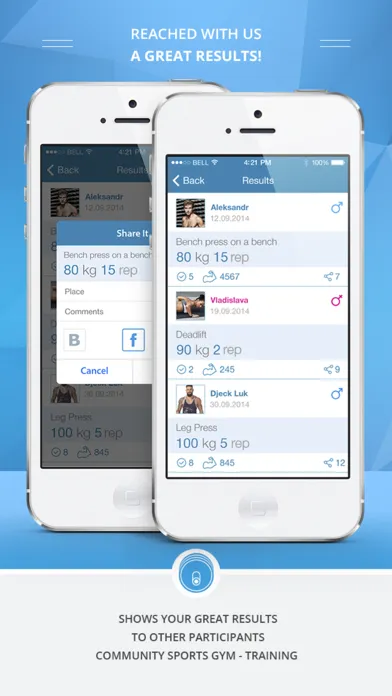 تصاویر GymTraining - sports community of people who likes bodybuilding, fitness, workouts in gym and healthy lifestyle.