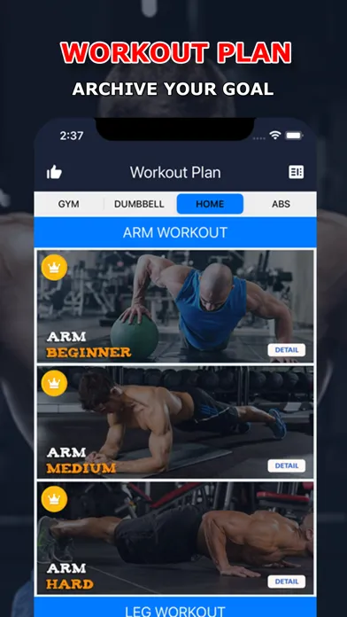 Fitness Coach: Fitness Planner Screenshots
