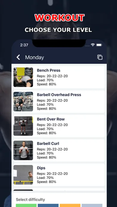 Fitness Coach: Fitness Planner Screenshots