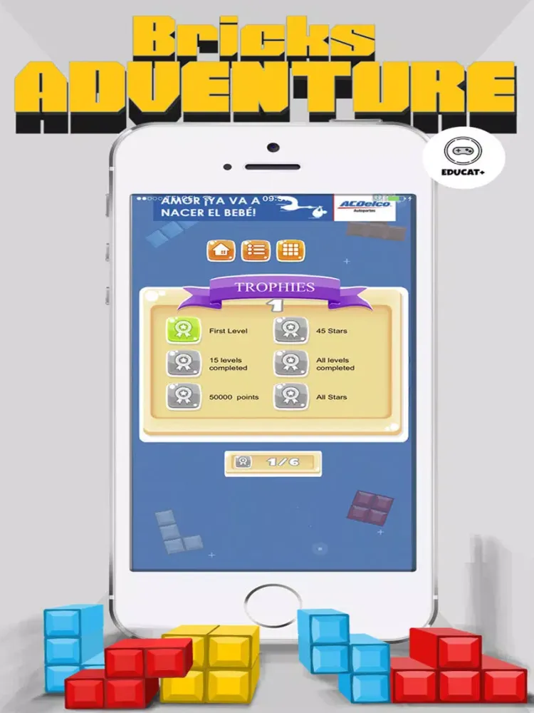 Zrzuty ekranu Bricks Adventure - Classic Puzzle Game iPad 