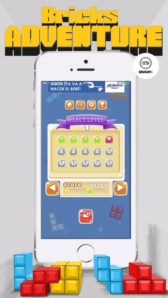 Zrzuty ekranu Bricks Adventure - Classic Puzzle Game