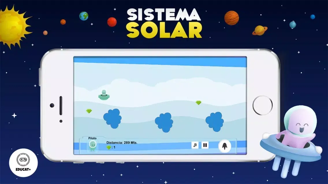 Tangkapan layar Aprende Sistema Solar - Nombre, Planeta, Educación