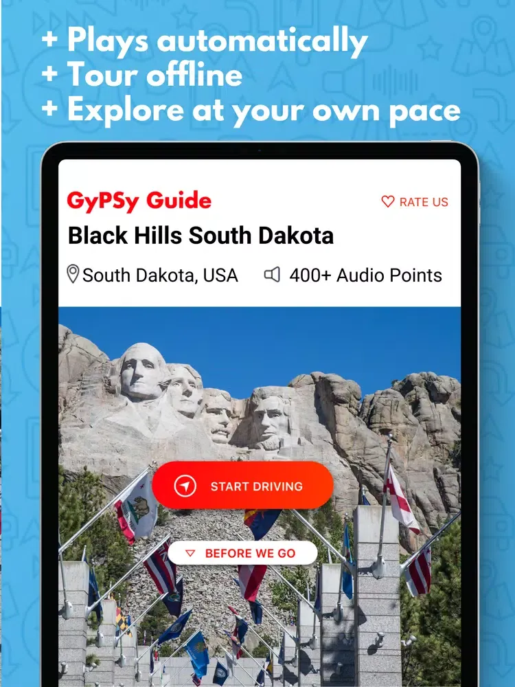Captures d'écran de Black Hills Badlands GyPSy iPad 