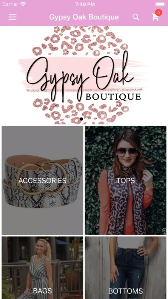 Capturas de pantalla de Gypsy Oak Boutique