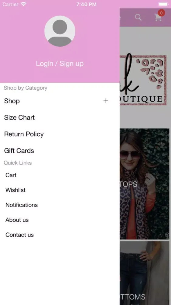 Capturas de pantalla de Gypsy Oak Boutique