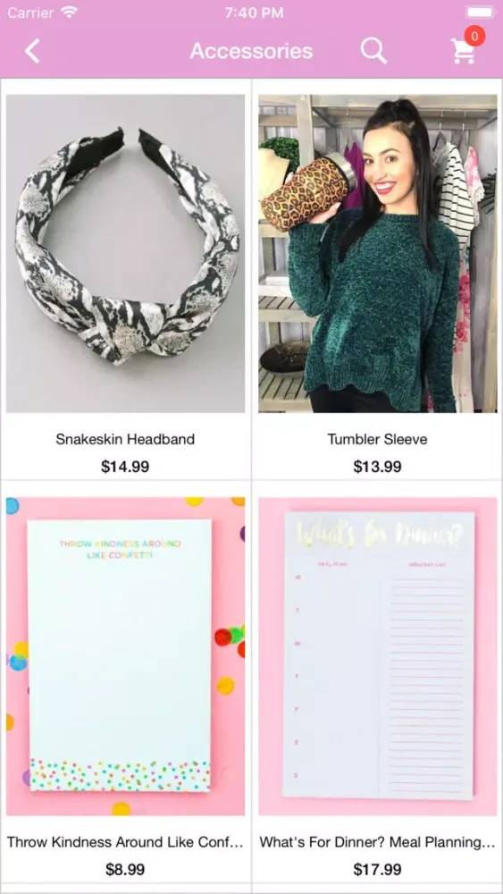 Capturas de pantalla de Gypsy Oak Boutique