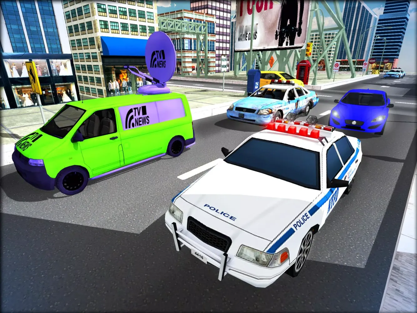 Cop Car Driver 3D Simulator Screenshots