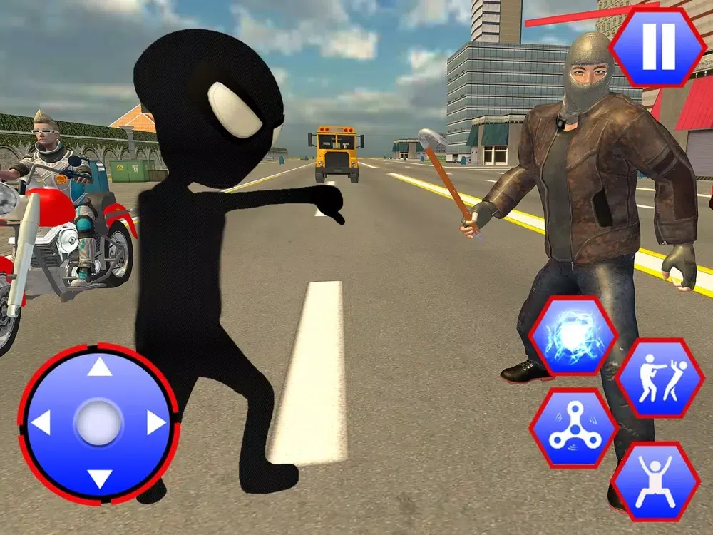 Скриншоты Spider Stickman Crime City 3D iPad 