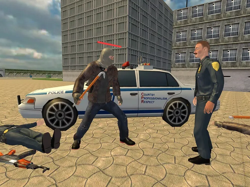 Скриншоты Spider Stickman Crime City 3D iPad 