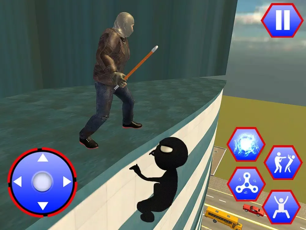 Скриншоты Spider Stickman Crime City 3D iPad 