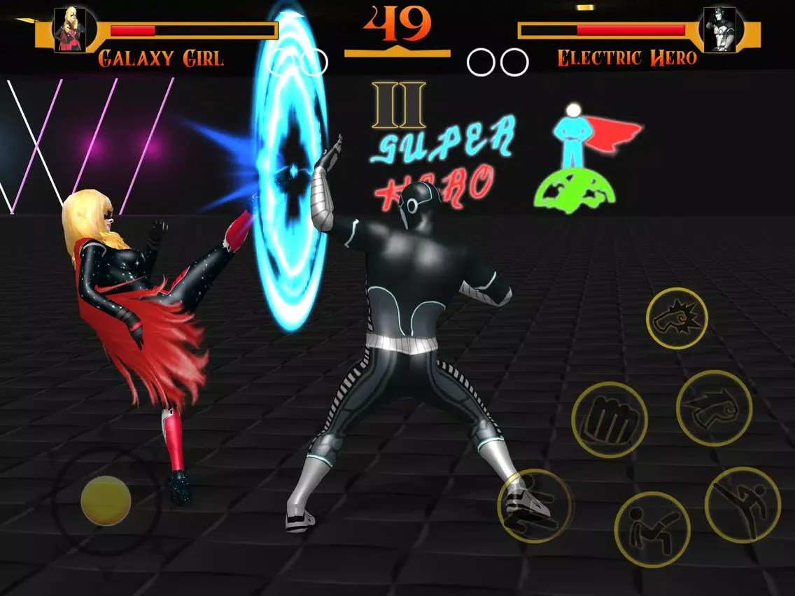 Superhero Legends Justice Sim iPad 应用截图