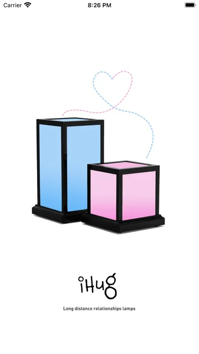 Tangkapan layar iHug Lamps
