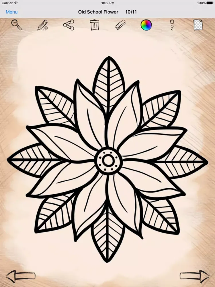 Learning To Draw Flower Tattoo Designs iPad  स्क्रीनशॉट