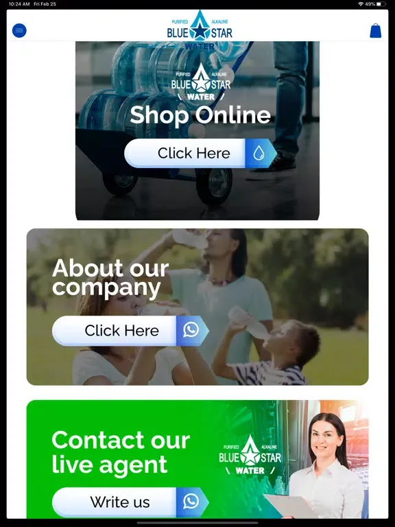 Blue Star Water iPad  Ekran Görüntüleri