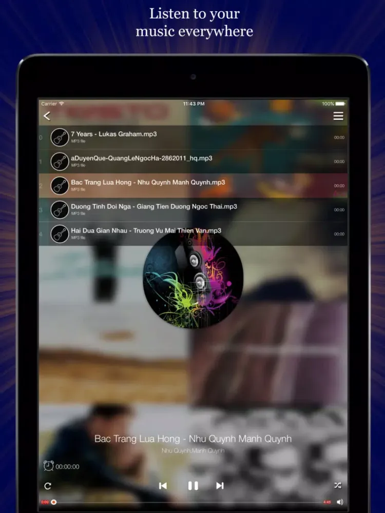 Cloud The Music iPad 应用截图