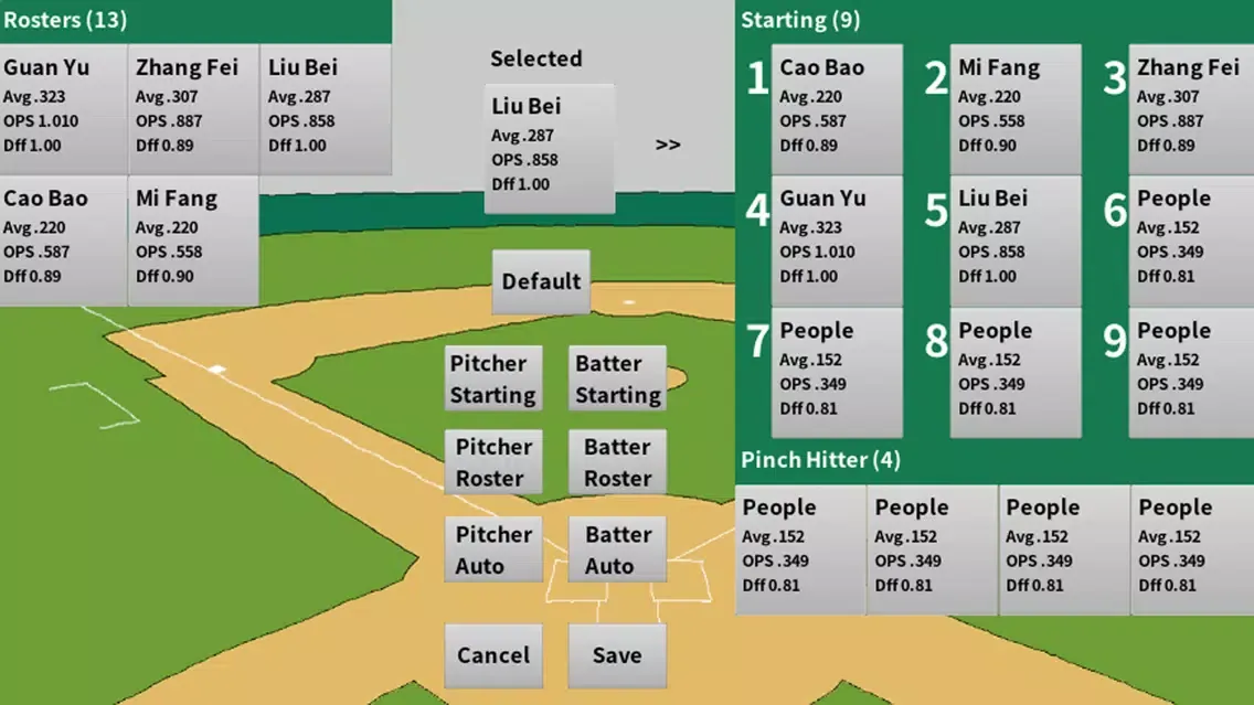 Capturas de pantalla de 三国棒球 Kingdoms Baseball