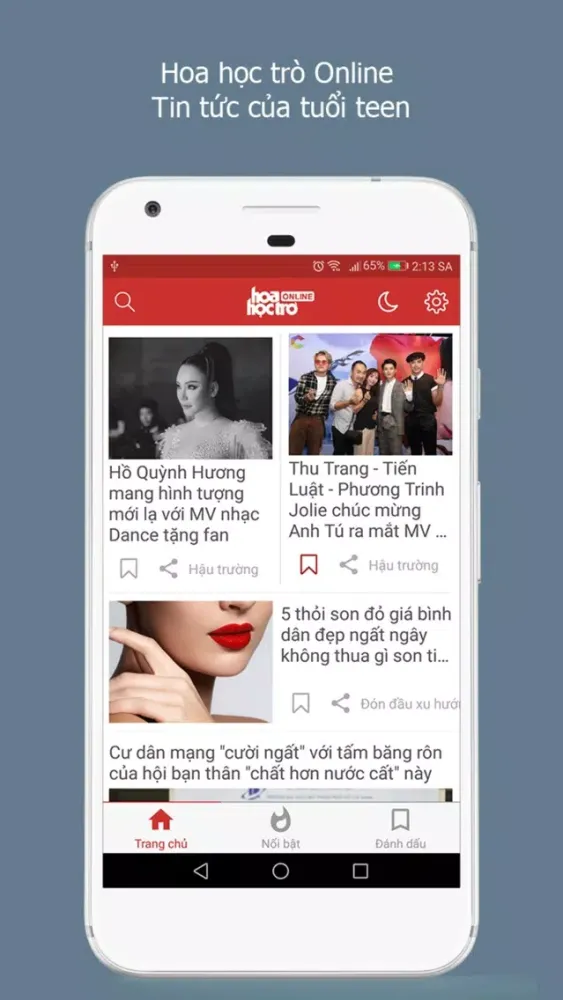 Tangkapan skrin Hoa học trò-Tin tức, Horoscope