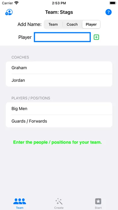 Tangkapan skrin Coach Practice Planner