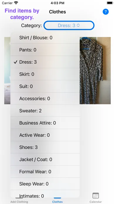 Outfit Logbook Ekran Görüntüleri