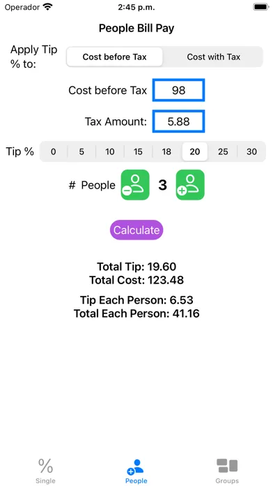 Bill Divvy - Tip & Total Screenshots