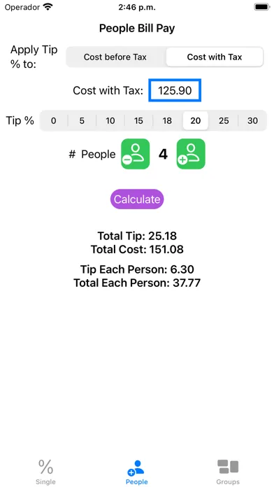 Bill Divvy - Tip & Total Screenshots