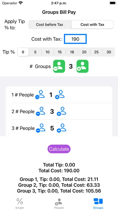Bill Divvy - Tip & Total Screenshots