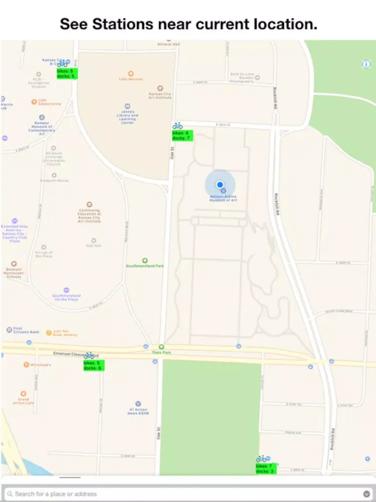 Bike Stations Kansas City iPad  سکرین شاٹس