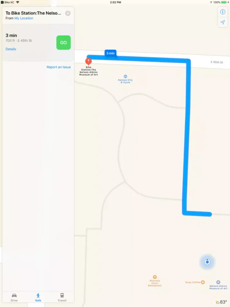 Bike Stations Kansas City iPad  سکرین شاٹس