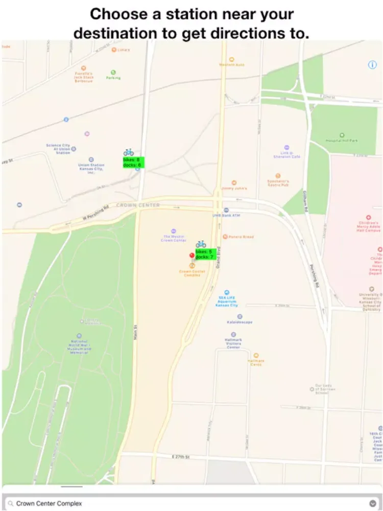 Bike Stations Kansas City iPad  سکرین شاٹس
